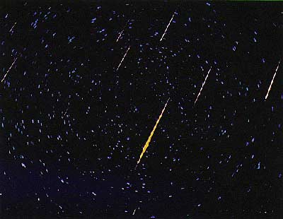 meteor showers spectacle