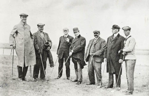 Golfing gents at the Fort Collins County Club, circa 1906